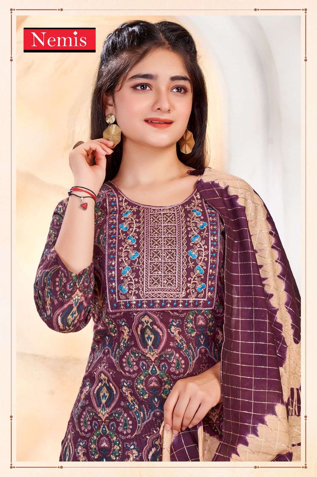 MAHIRA VOL 1 BY NEMIS CAPSULE PRINT CASUAL READYMADE COMBO SET SUIT FOR KIDS
