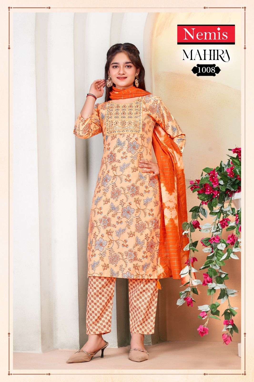 MAHIRA VOL 1 BY NEMIS CAPSULE PRINT CASUAL READYMADE COMBO SET SUIT FOR KIDS