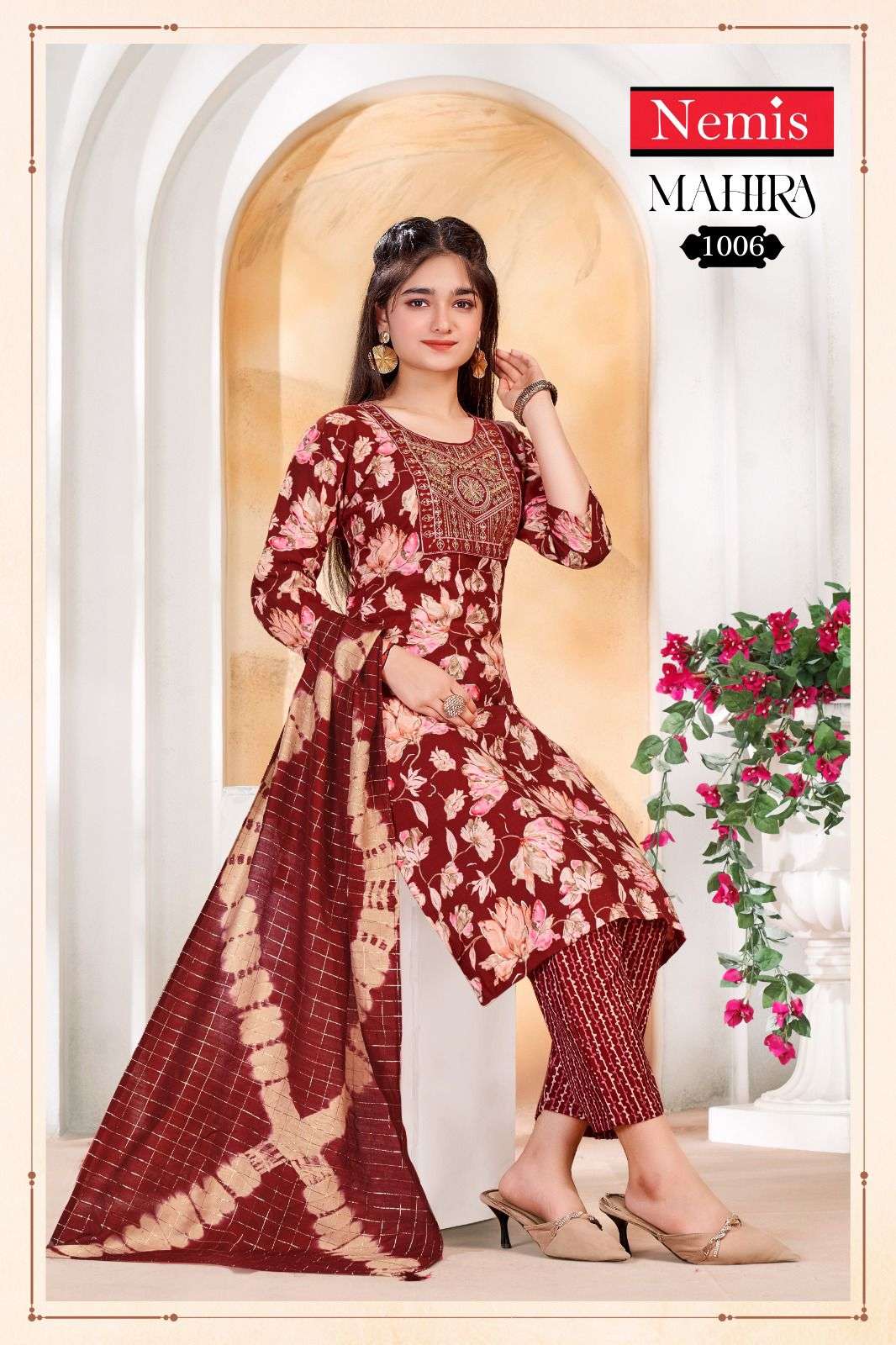 MAHIRA VOL 1 BY NEMIS CAPSULE PRINT CASUAL READYMADE COMBO SET SUIT FOR KIDS