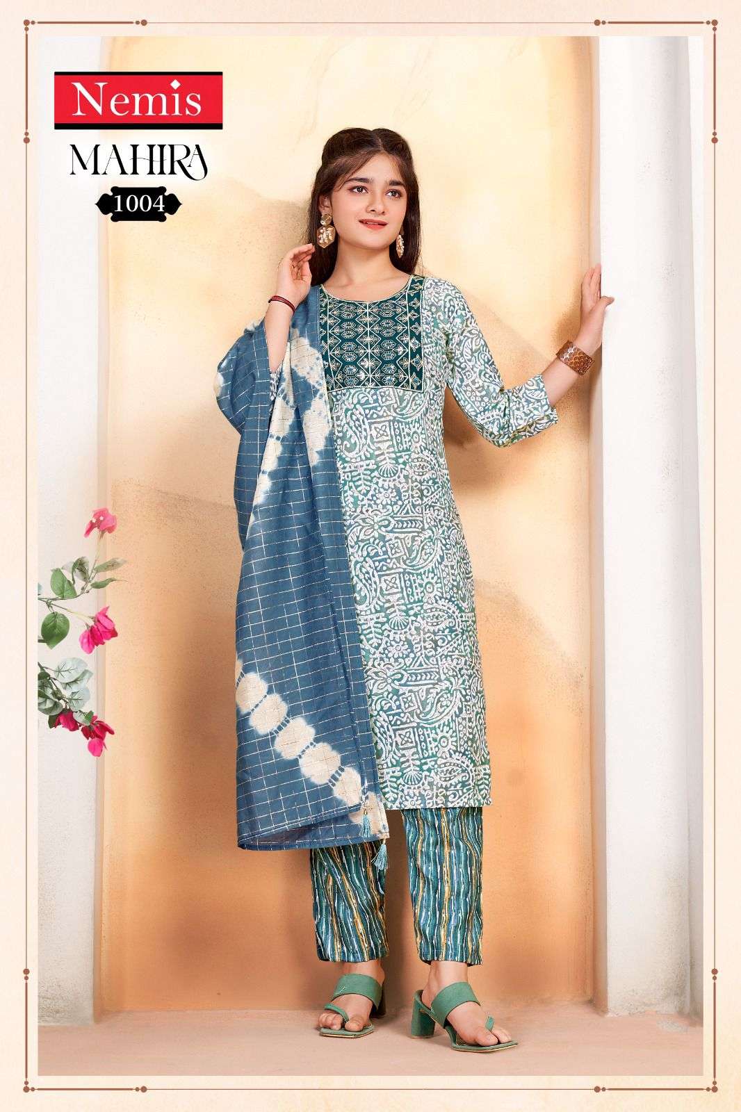MAHIRA VOL 1 BY NEMIS CAPSULE PRINT CASUAL READYMADE COMBO SET SUIT FOR KIDS