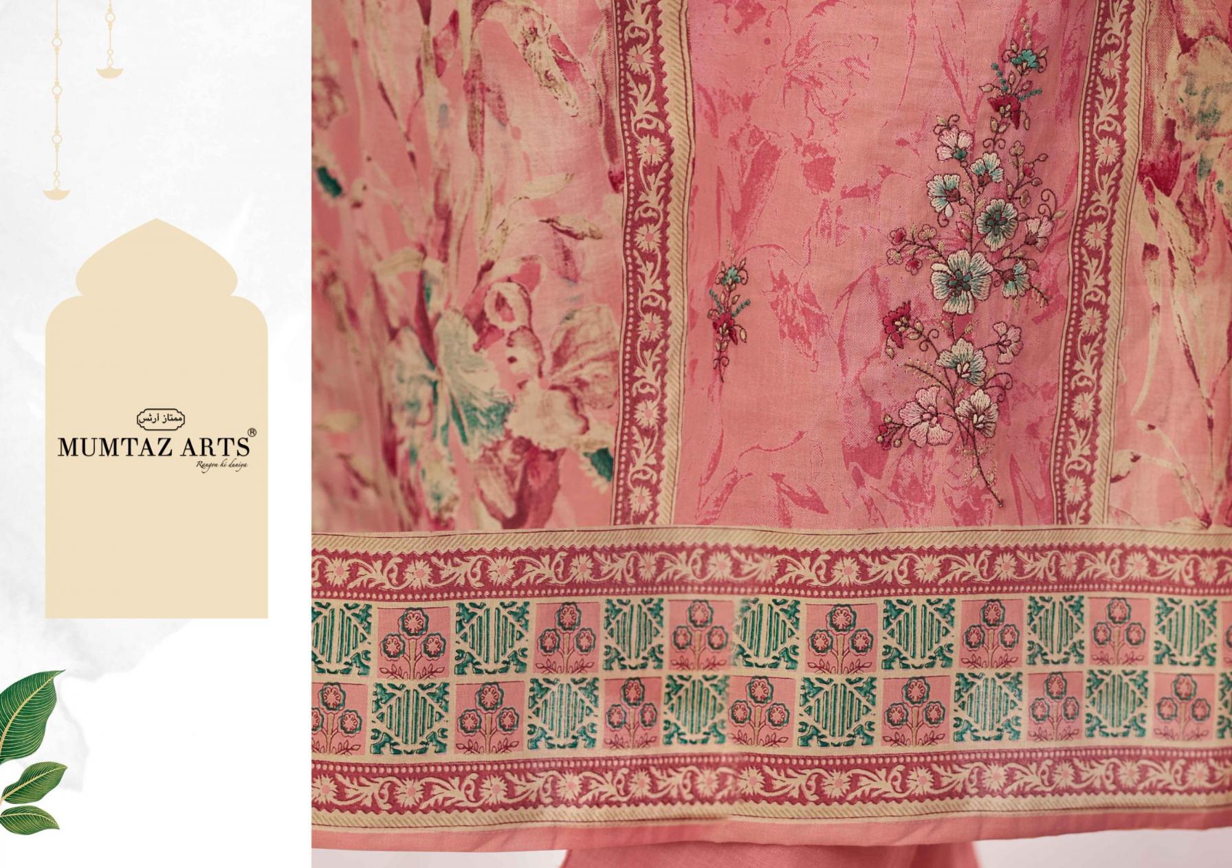 SAKSHI VOL 1 BY MUMTAZ ARTS LAWN HIT DESIGN UNSTITCH PAKISTANI SUIT FOR WOMENS