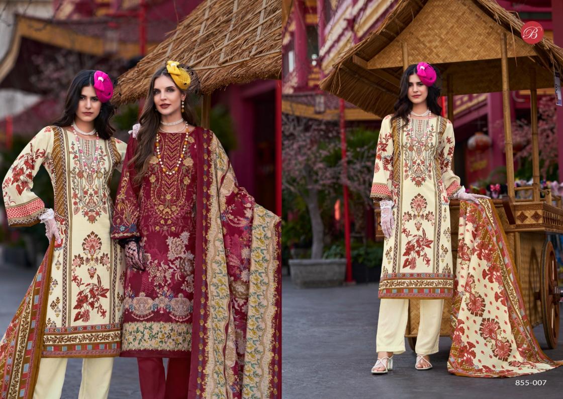 BELLIZA DESIGNER NAIRA VOL 109 COTTON MODEL PAKISTANI SUIT FOR WOMENS