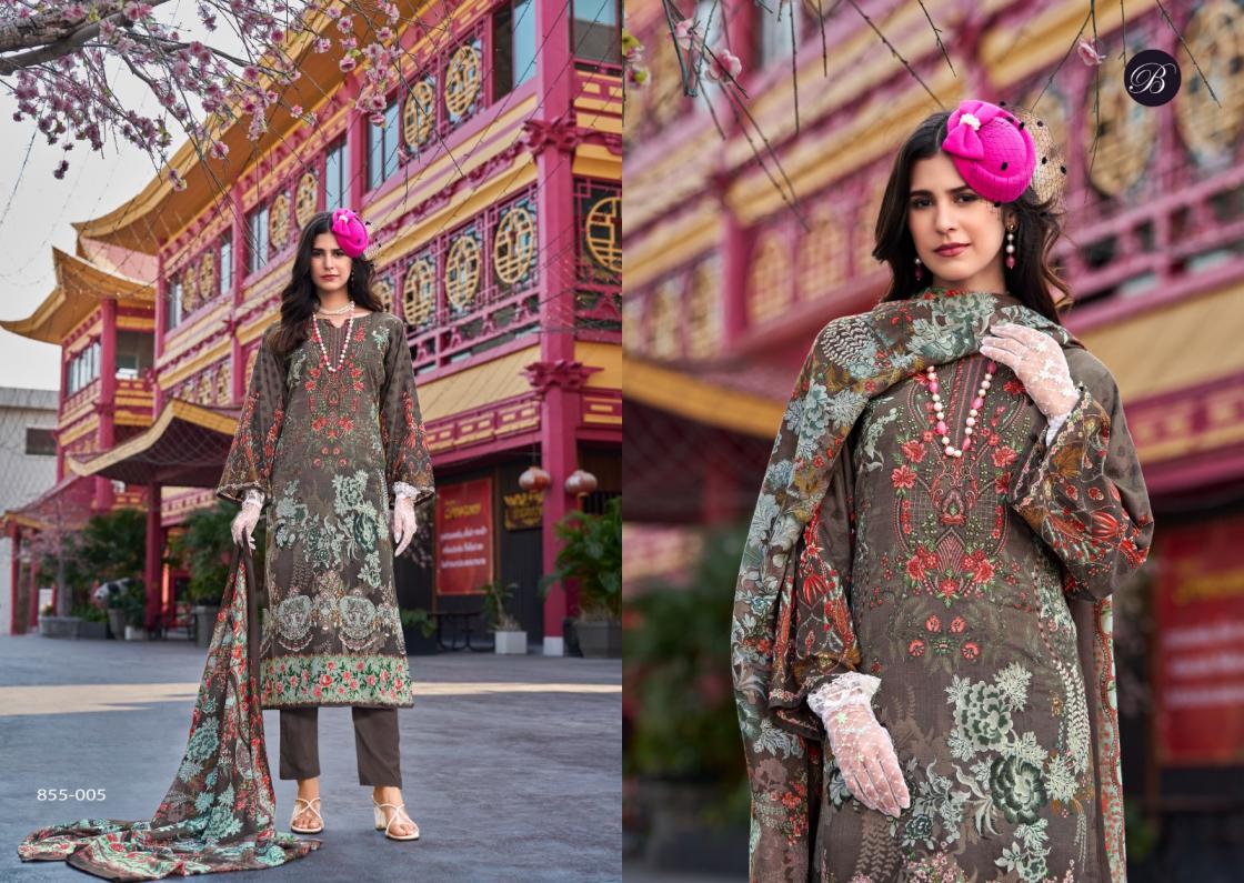 BELLIZA DESIGNER NAIRA VOL 109 COTTON MODEL PAKISTANI SUIT FOR WOMENS