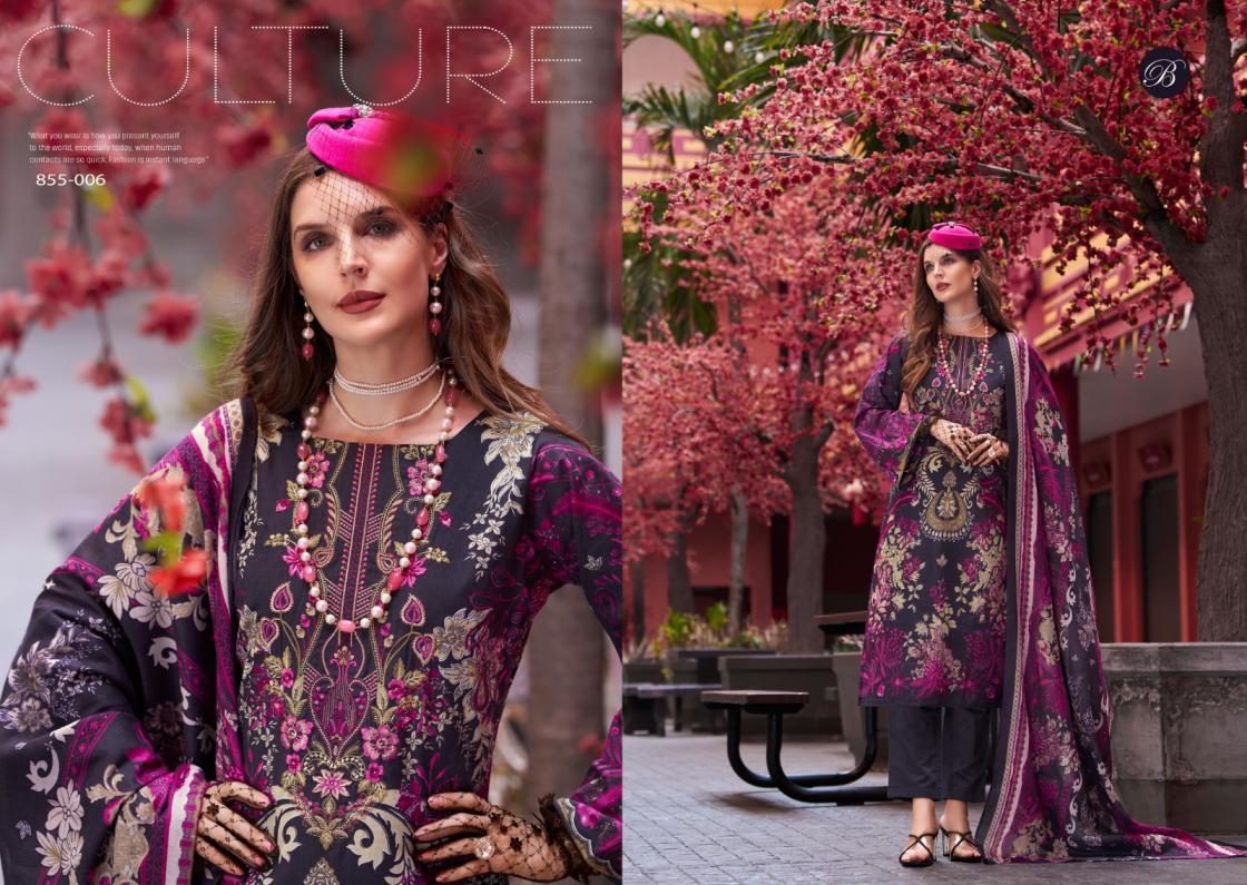 BELLIZA DESIGNER NAIRA VOL 109 COTTON MODEL PAKISTANI SUIT FOR WOMENS