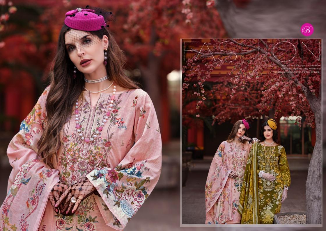 BELLIZA DESIGNER NAIRA VOL 109 COTTON MODEL PAKISTANI SUIT FOR WOMENS