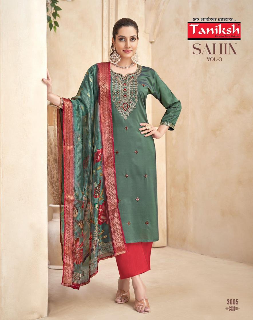 SAHIN VOL 3 BY TANIKSH RANGEELA READYMADE ELEGANT STYLE SALWAR KAMEEZ