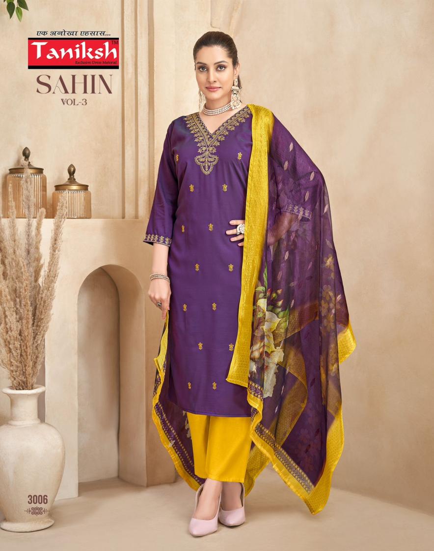 SAHIN VOL 3 BY TANIKSH RANGEELA READYMADE ELEGANT STYLE SALWAR KAMEEZ
