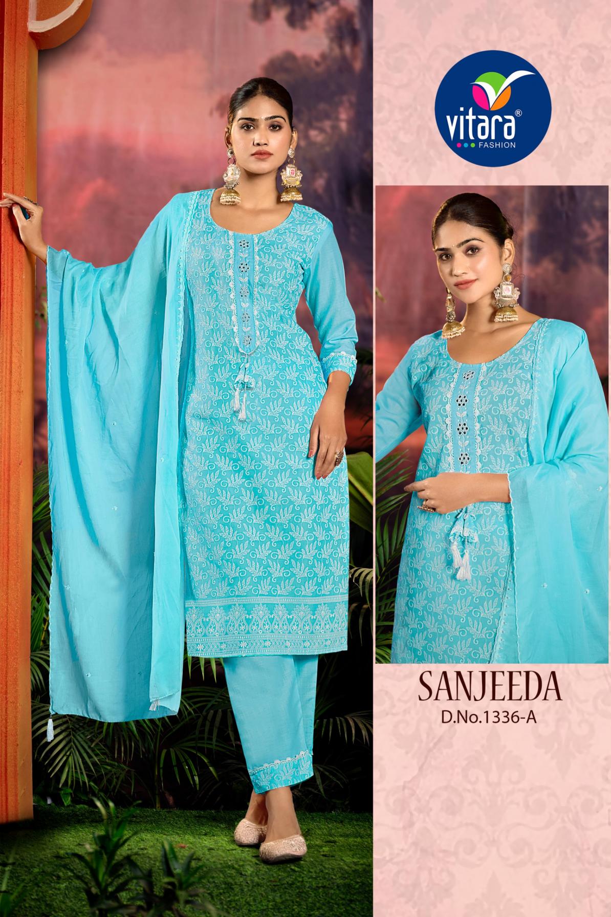 VITARA FASHION PRESENT SANJEEDA COTTON CASUAL READYMADE SALWAR SUIT