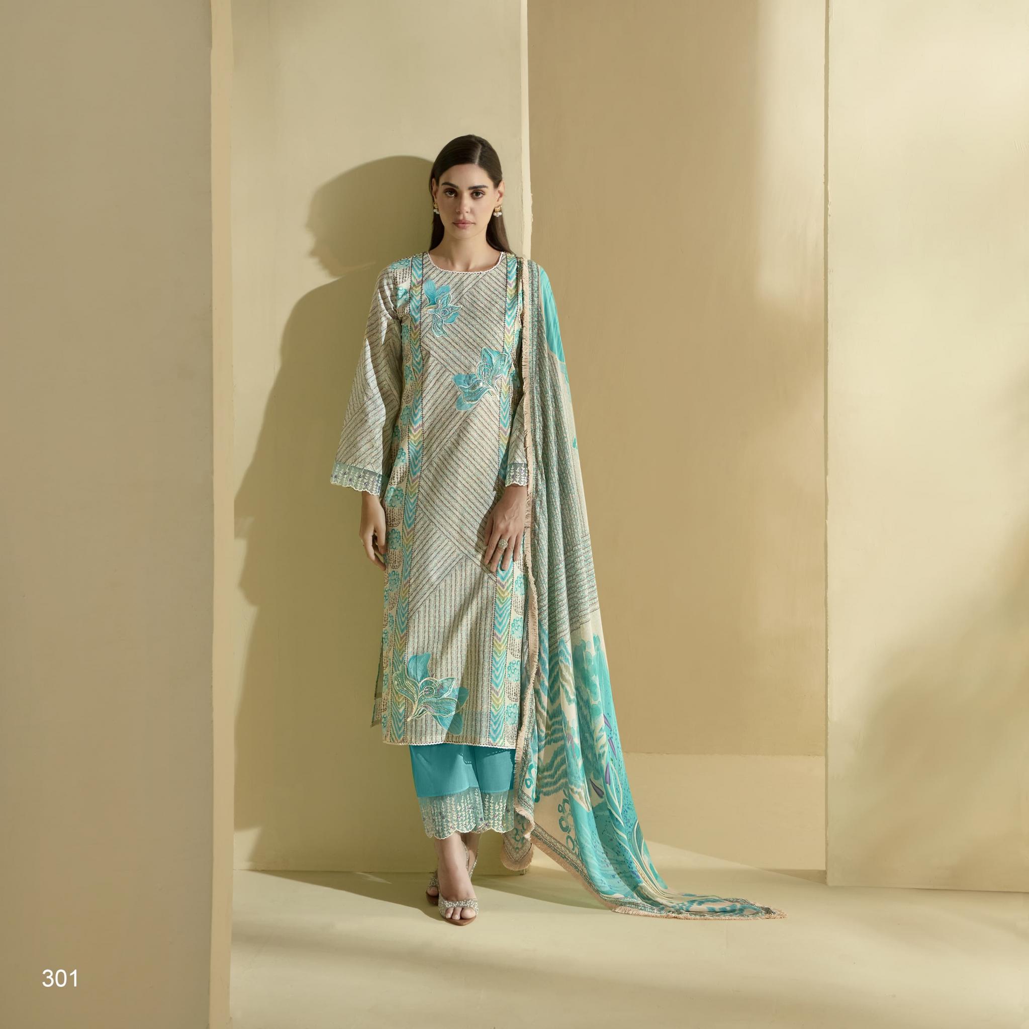 KIMORA SOHNI LAUNCH LILY VOL 3 CASUAL WEAR LAWN COTTON DRESS MATERIAL