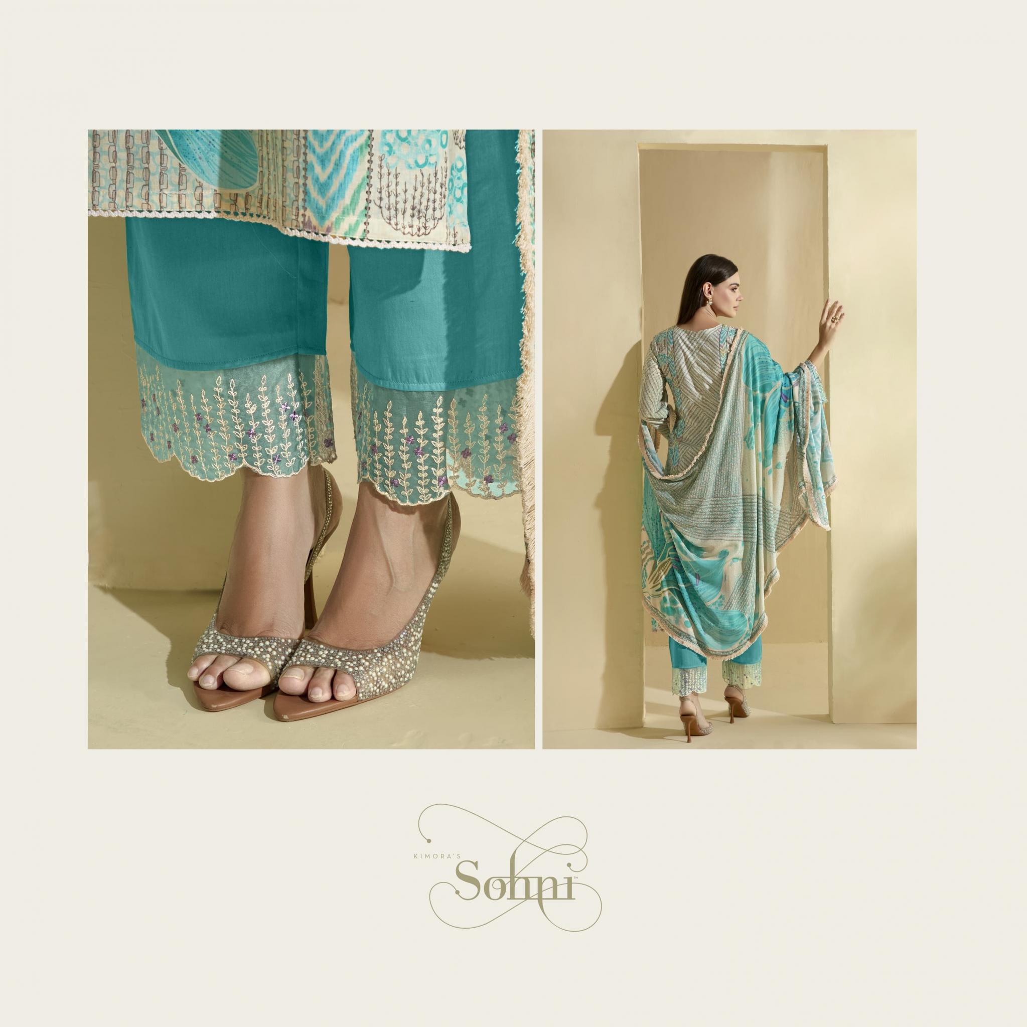 KIMORA SOHNI LAUNCH LILY VOL 3 CASUAL WEAR LAWN COTTON DRESS MATERIAL