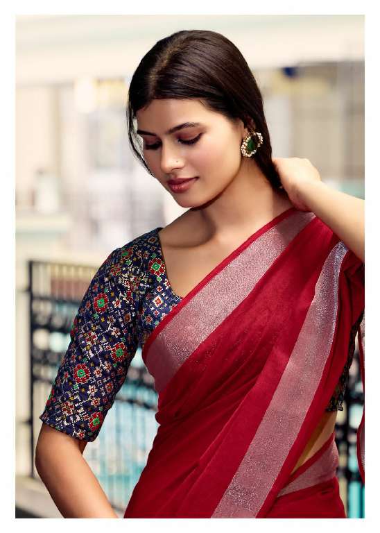 KASHVI CREATION ABHILASHA VOL 6 LINEN SILK WEAVING PATTERN FANCY SAREE WHOLESALER