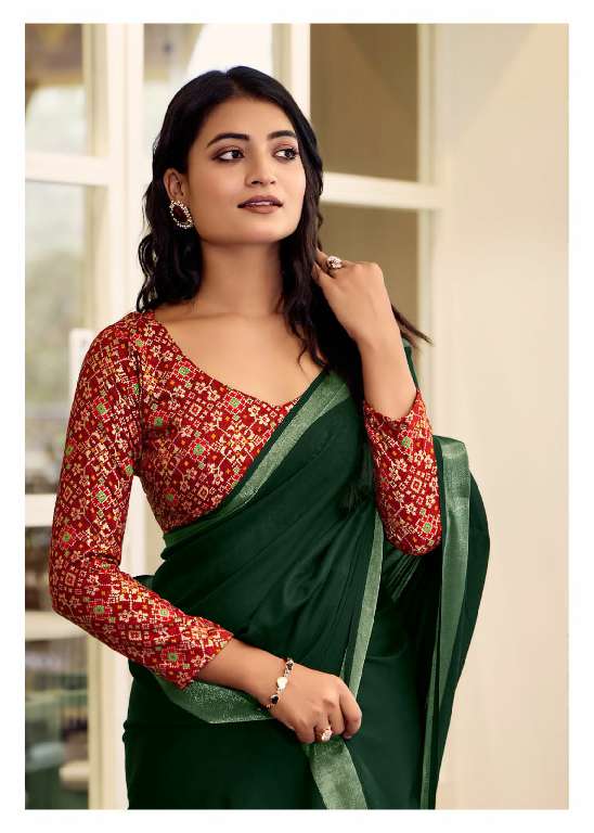 KASHVI CREATION ABHILASHA VOL 6 LINEN SILK WEAVING PATTERN FANCY SAREE WHOLESALER