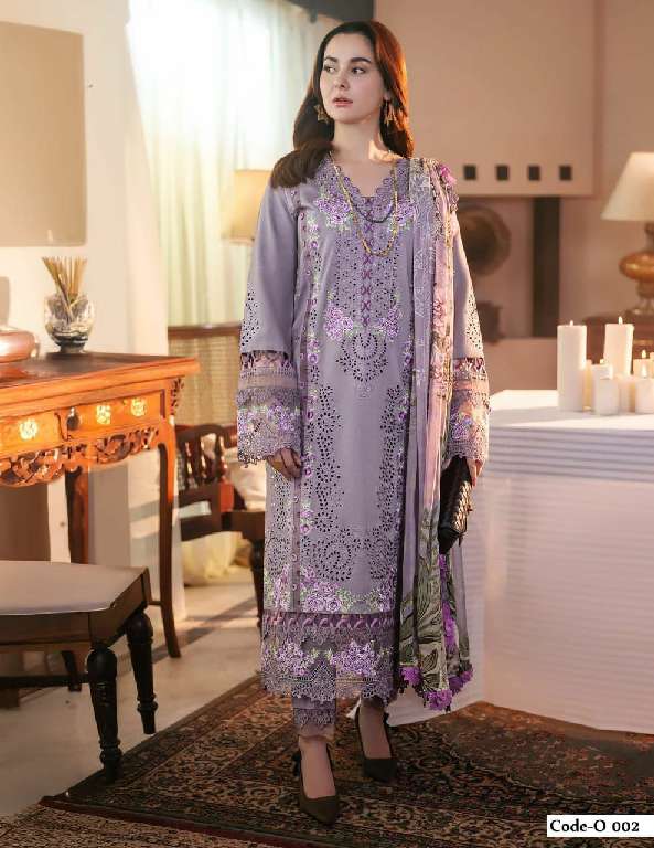 JADE OMBRE INTEZAR WHOLESALE PURE PREMIUM COTTON TRENDY UNSTITCHED PAKISTANI SUITS
