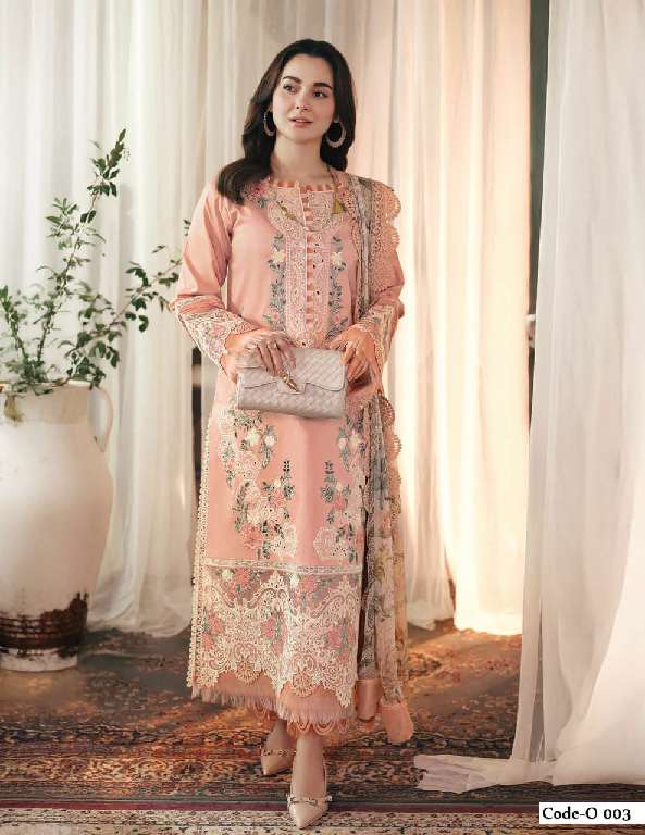 JADE OMBRE INTEZAR WHOLESALE PURE PREMIUM COTTON TRENDY UNSTITCHED PAKISTANI SUITS