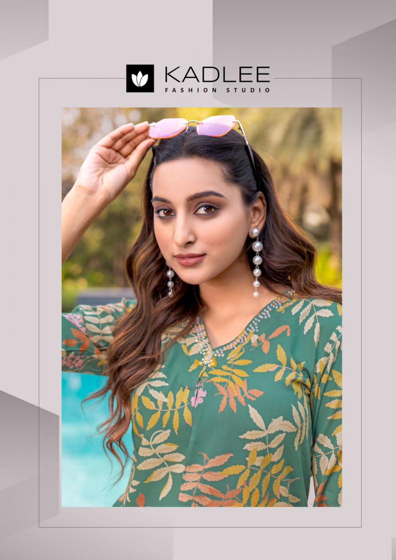 PREETKALA BY KADLEE RAYON FULLY STITCH UNIQUE DESIGN CO-ORD SETS