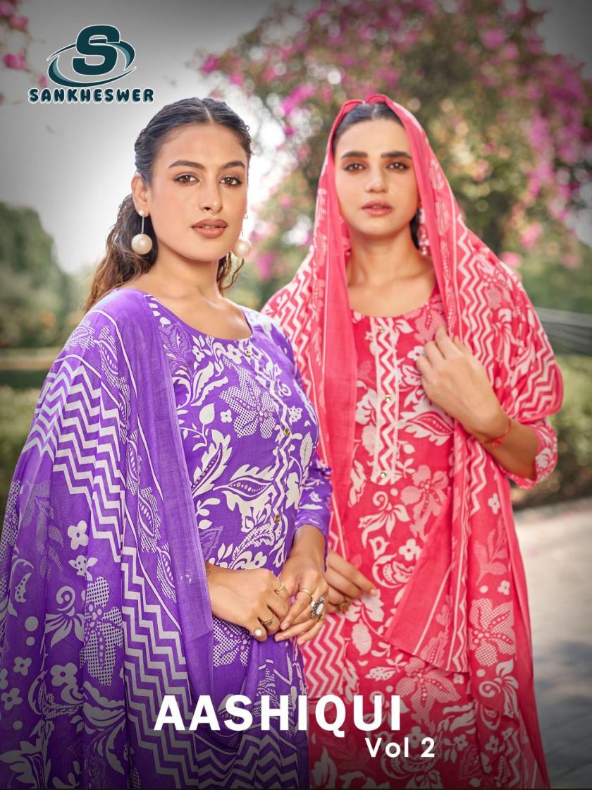 ASHIQUI VOL 2 BY SANKHESWER LATEST ETHNIC KURTI WITH PANT AND DUPATTA