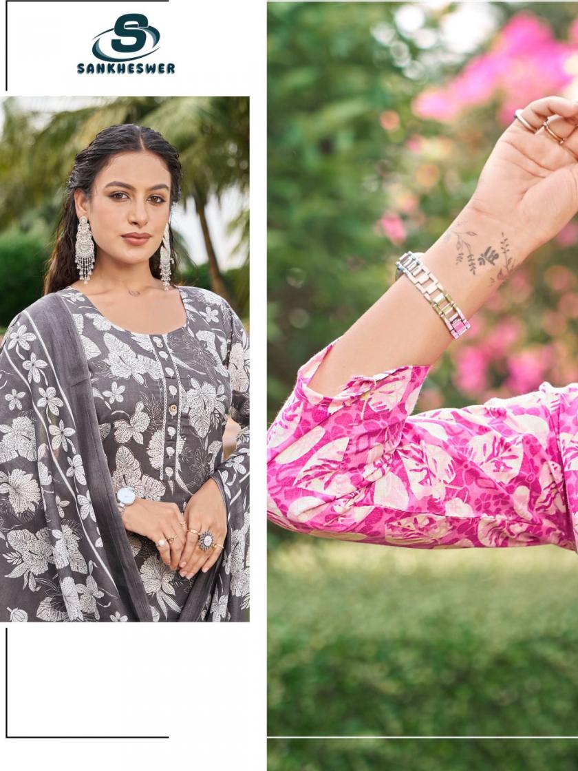ASHIQUI VOL 2 BY SANKHESWER LATEST ETHNIC KURTI WITH PANT AND DUPATTA