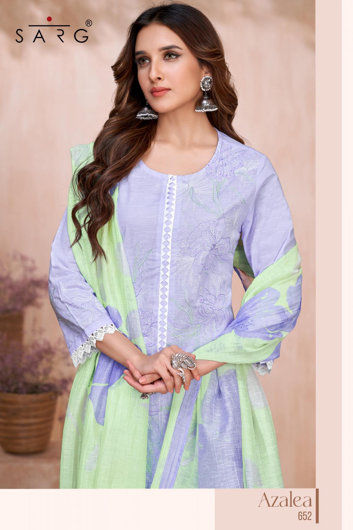 AZALEA VOL 1 BY SARG BY SAHIBA CASUAL UNSTITCHED SALWAR KAMEEZ