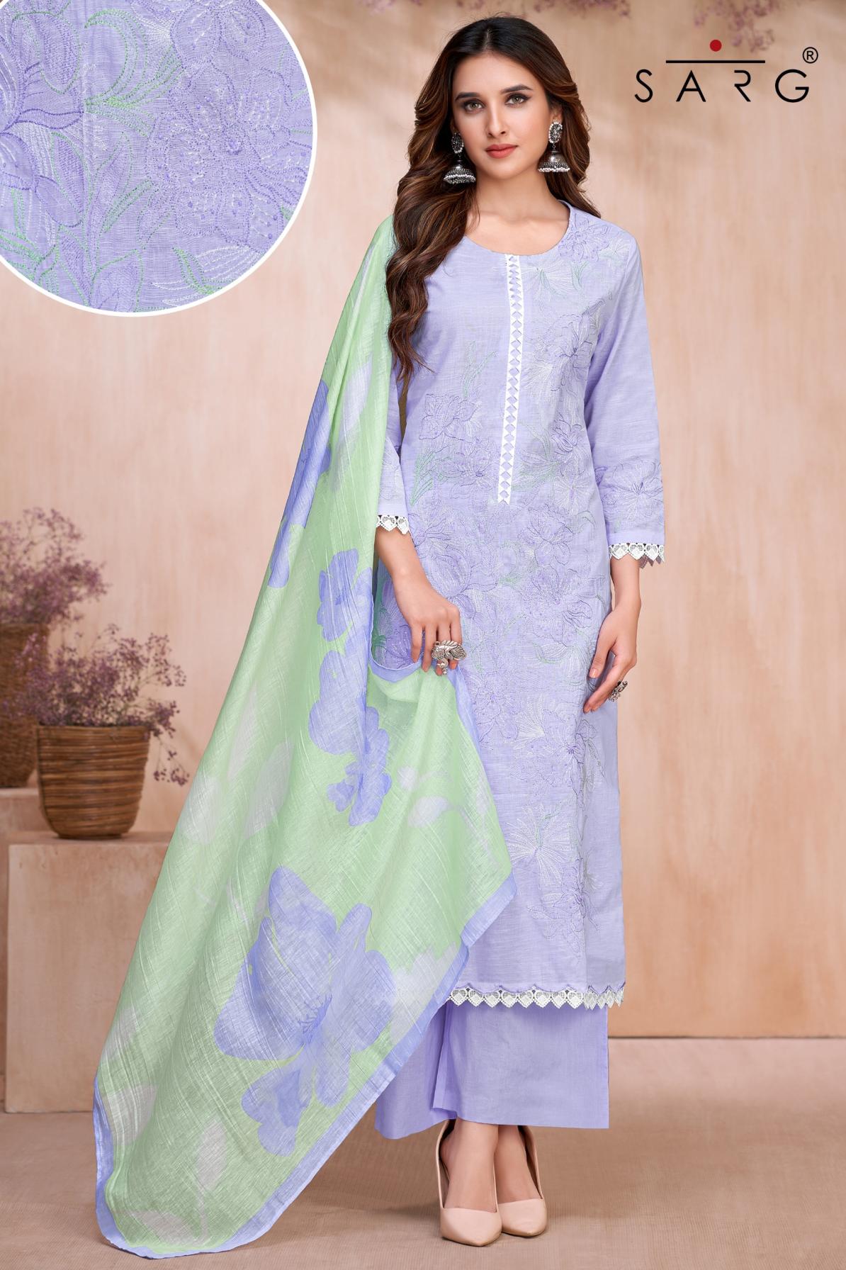 AZALEA VOL 1 BY SARG BY SAHIBA CASUAL UNSTITCHED SALWAR KAMEEZ