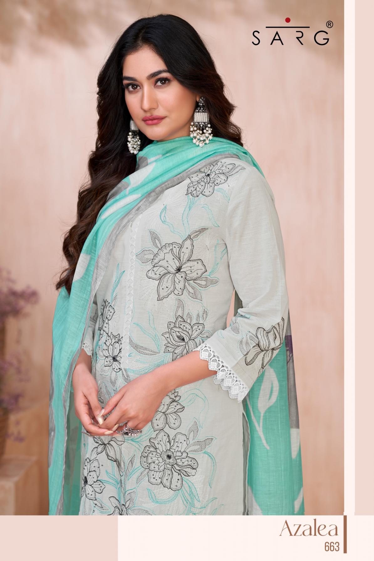 AZALEA VOL 1 BY SARG BY SAHIBA CASUAL UNSTITCHED SALWAR KAMEEZ
