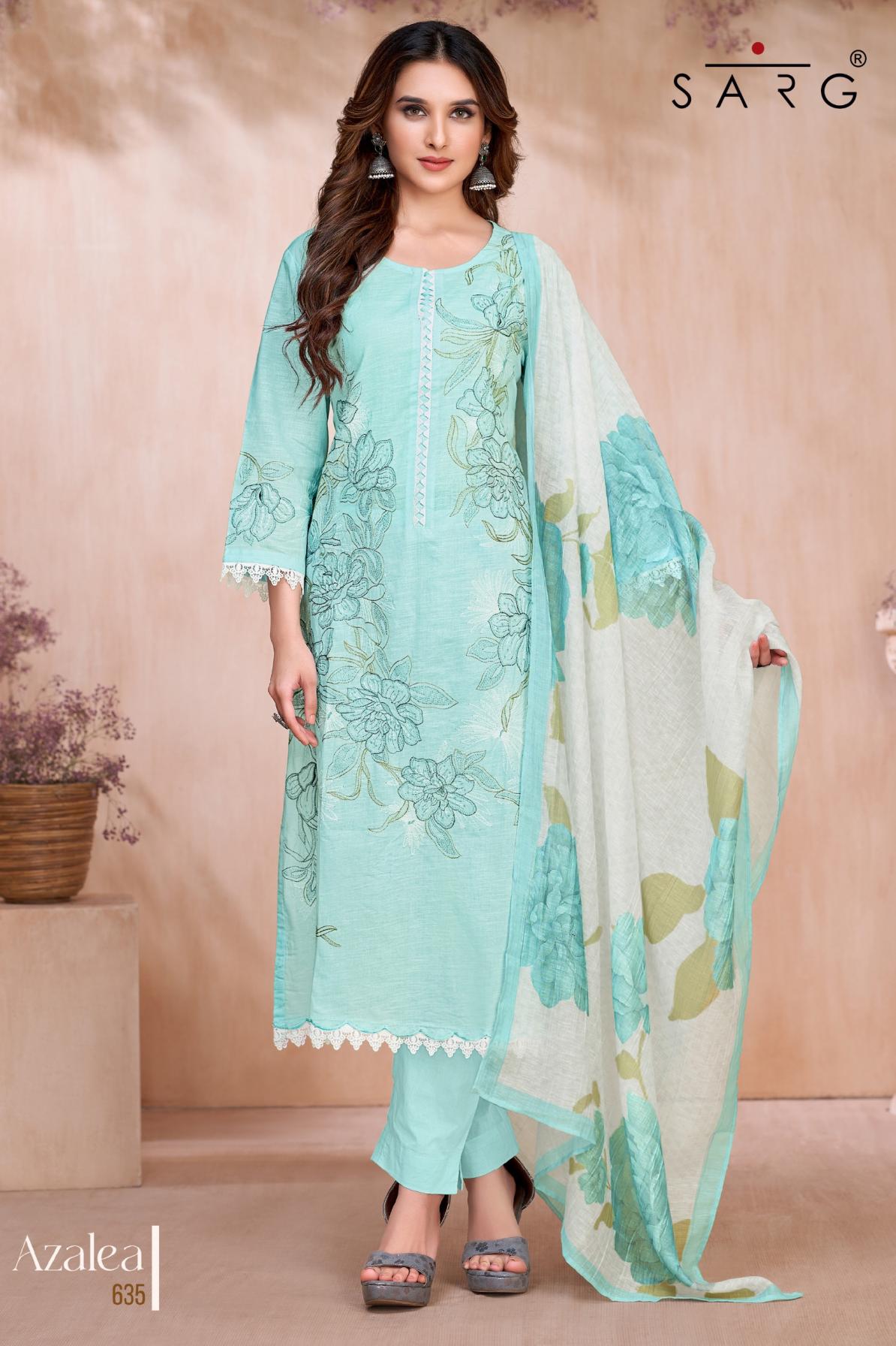 AZALEA VOL 1 BY SARG BY SAHIBA CASUAL UNSTITCHED SALWAR KAMEEZ