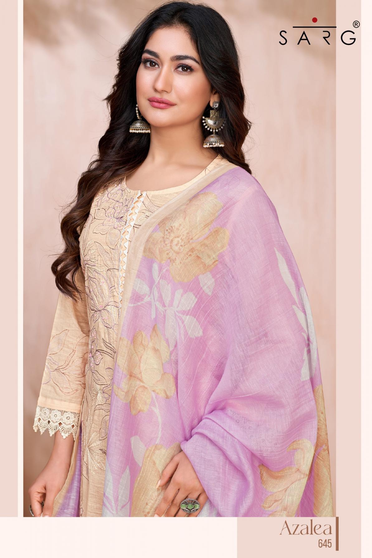 AZALEA VOL 1 BY SARG BY SAHIBA CASUAL UNSTITCHED SALWAR KAMEEZ