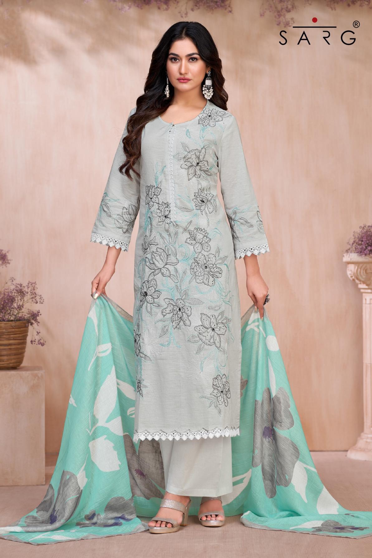 AZALEA VOL 1 BY SARG BY SAHIBA CASUAL UNSTITCHED SALWAR KAMEEZ
