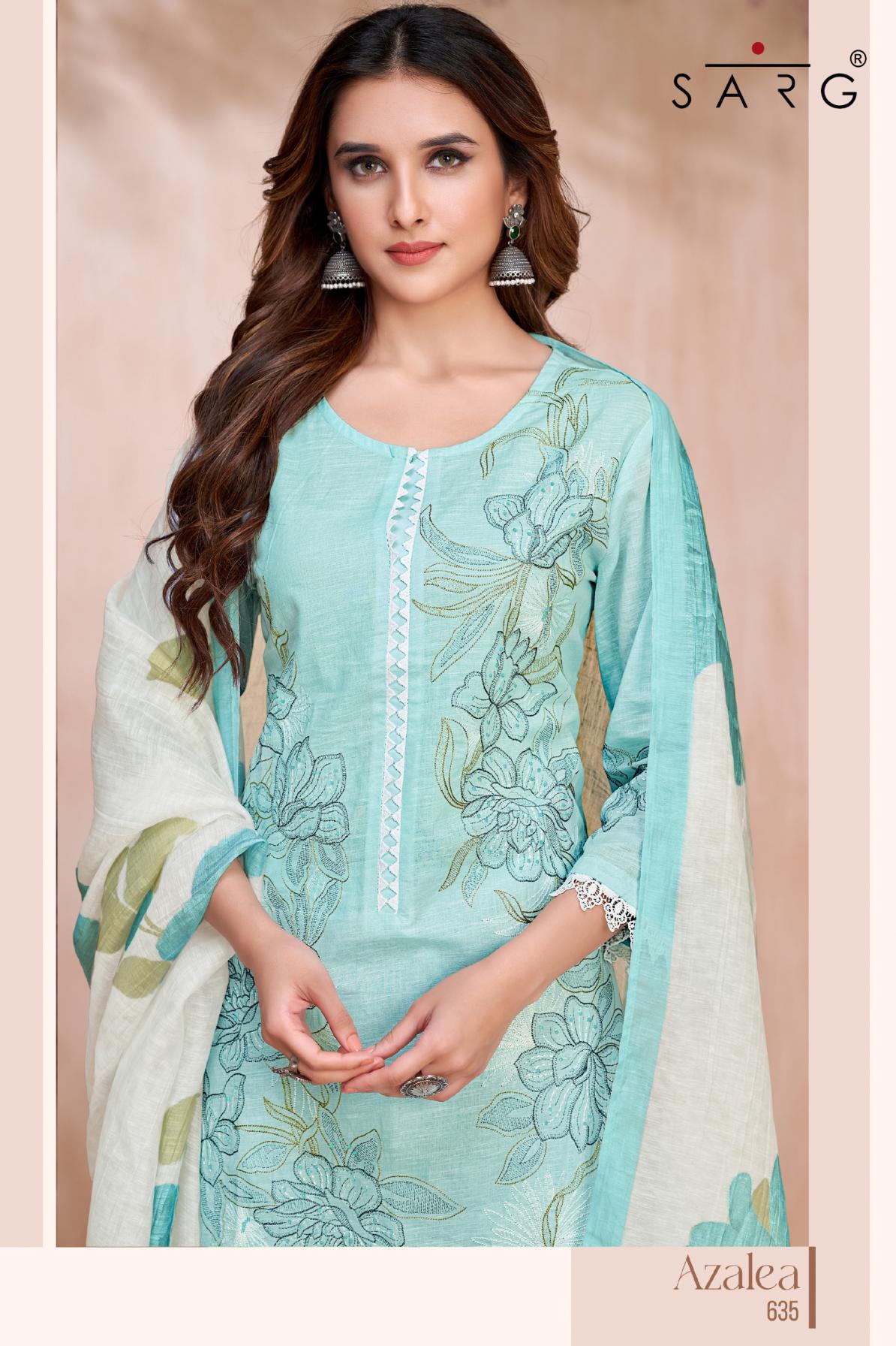 AZALEA VOL 1 BY SARG BY SAHIBA CASUAL UNSTITCHED SALWAR KAMEEZ