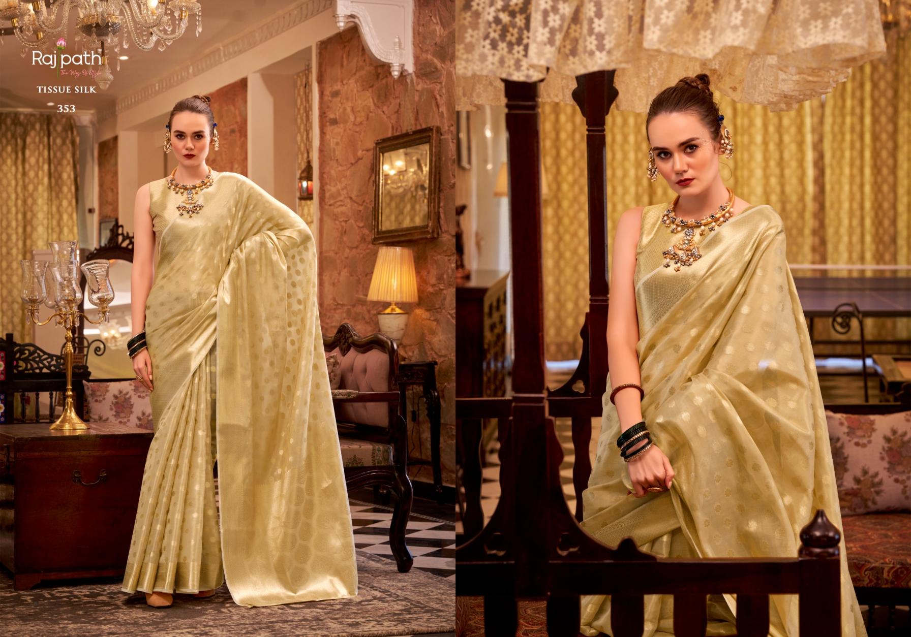 PLUTO SILK BY RAJPATH 352-357 SERIES PARTY WEAR SAREE AND FESTIVE WEAR SAREE