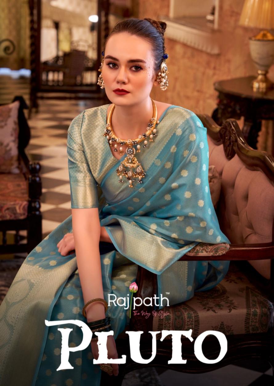 PLUTO SILK BY RAJPATH 352-357 SERIES PARTY WEAR SAREE AND FESTIVE WEAR SAREE