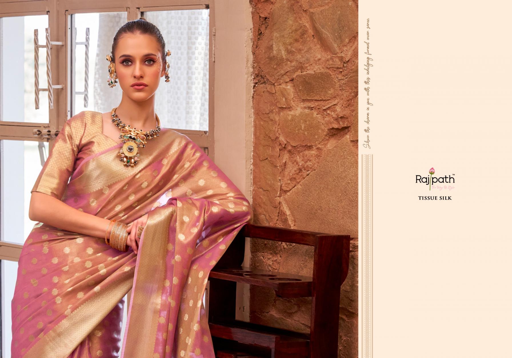 PLUTO SILK BY RAJPATH 352-357 SERIES PARTY WEAR SAREE AND FESTIVE WEAR SAREE