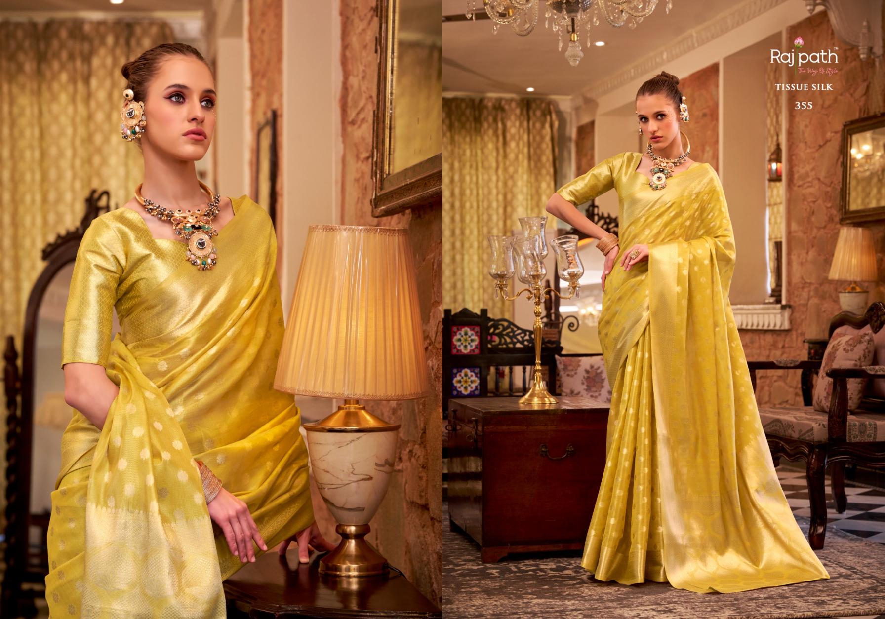 PLUTO SILK BY RAJPATH 352-357 SERIES PARTY WEAR SAREE AND FESTIVE WEAR SAREE