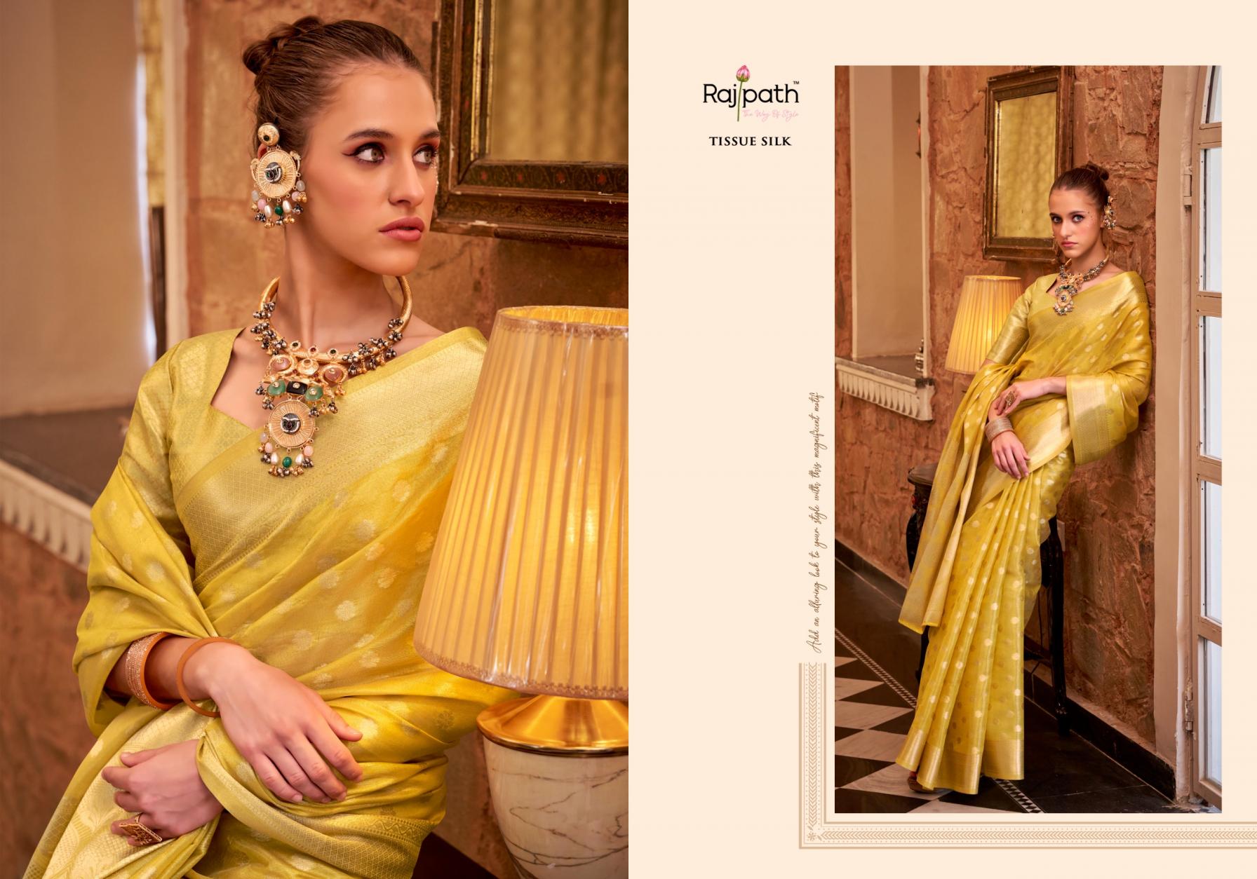 PLUTO SILK BY RAJPATH 352-357 SERIES PARTY WEAR SAREE AND FESTIVE WEAR SAREE
