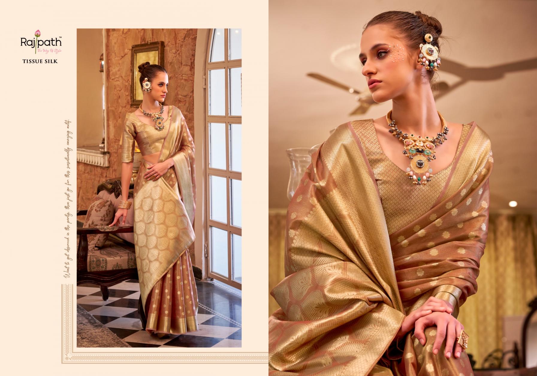 PLUTO SILK BY RAJPATH 352-357 SERIES PARTY WEAR SAREE AND FESTIVE WEAR SAREE