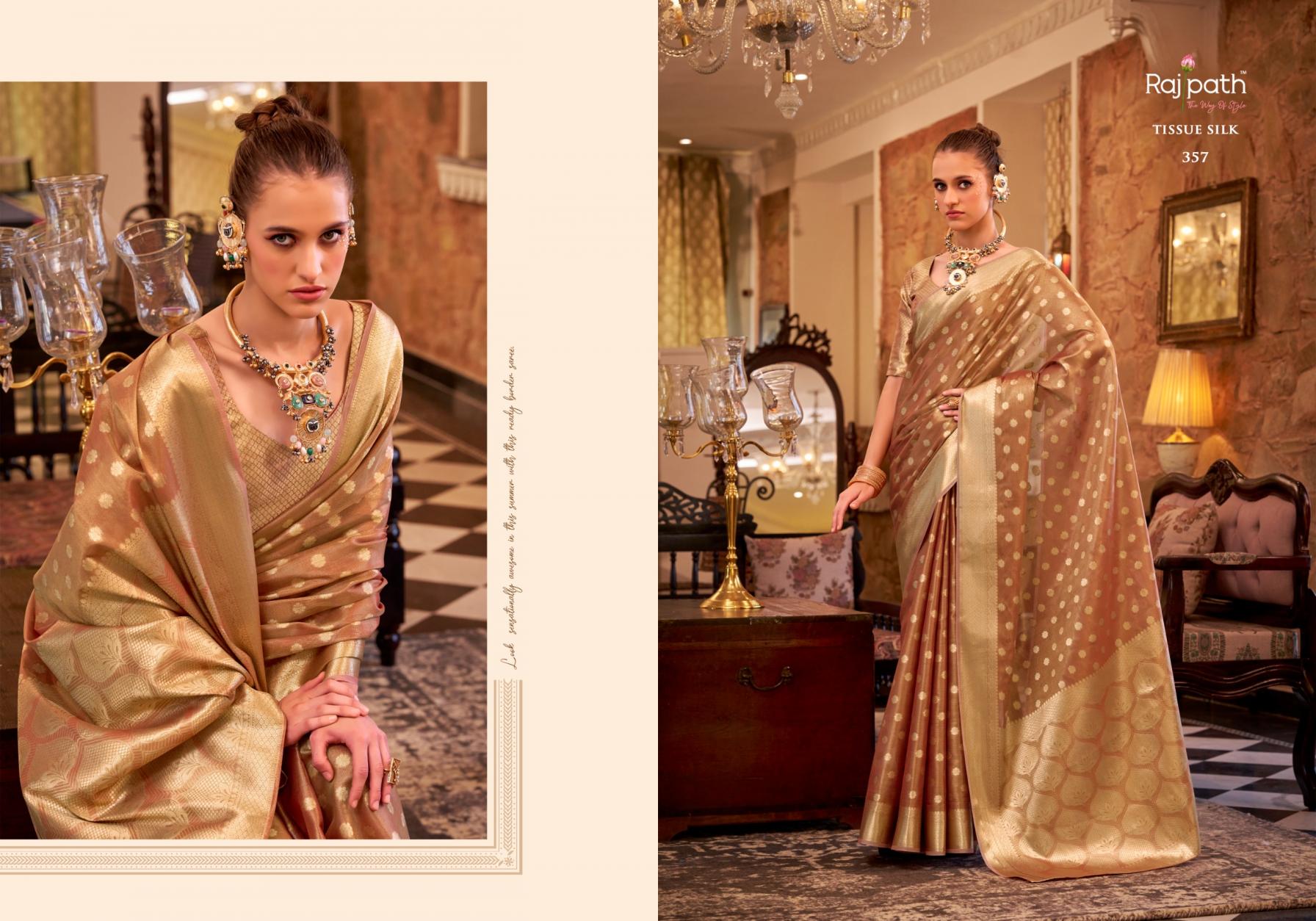 PLUTO SILK BY RAJPATH 352-357 SERIES PARTY WEAR SAREE AND FESTIVE WEAR SAREE
