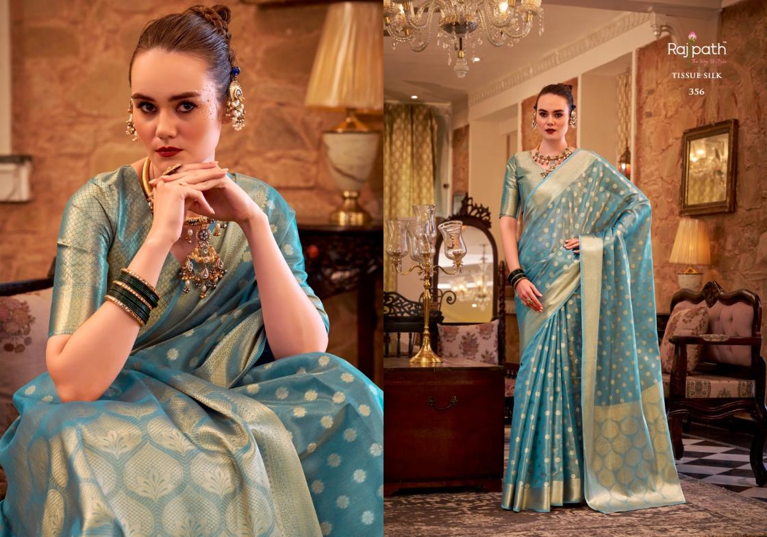 PLUTO SILK BY RAJPATH 352-357 SERIES PARTY WEAR SAREE AND FESTIVE WEAR SAREE