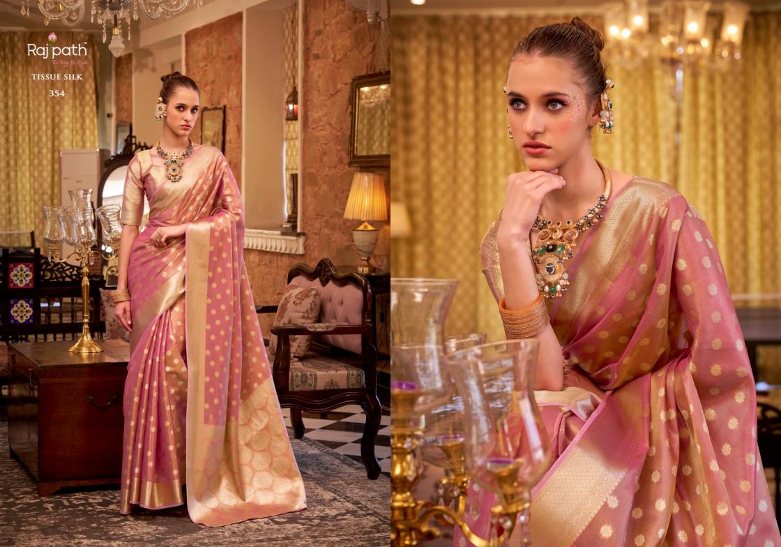 PLUTO SILK BY RAJPATH 352-357 SERIES PARTY WEAR SAREE AND FESTIVE WEAR SAREE