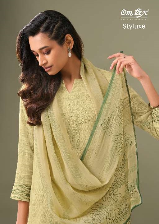 OMTEX PRESENT STYLUXE WHOLESALE LINEN COTTON CHECKS DIGITAL PRINT WITH EMBROIDERY WORK TRENDY SALWAR SUITS