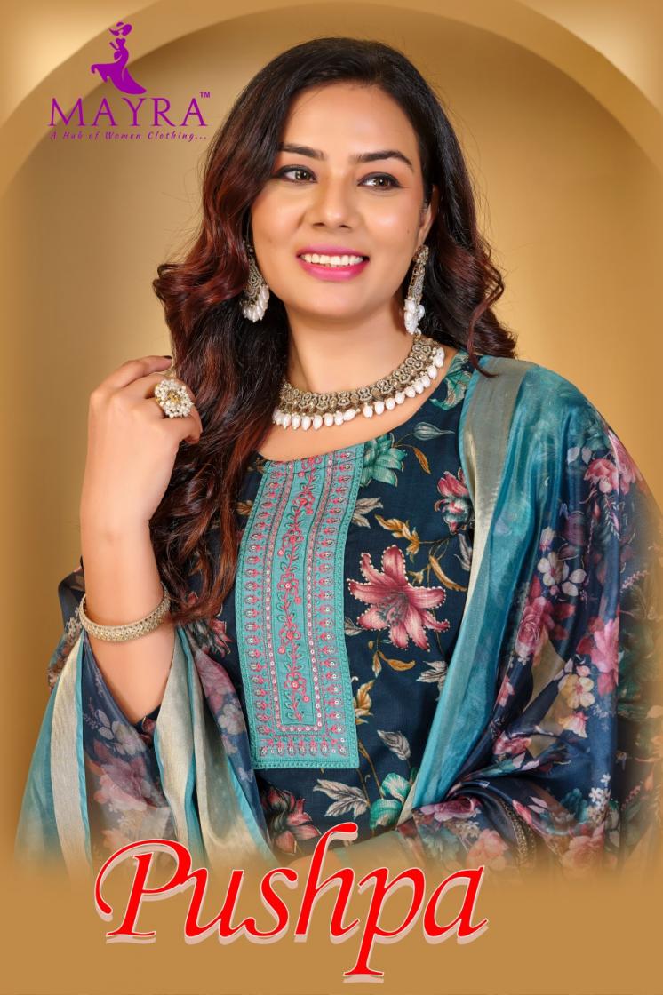 MAYRA FASHION PUSHPA VERTICAN CASUAL FULL STITCHED KURTA SET