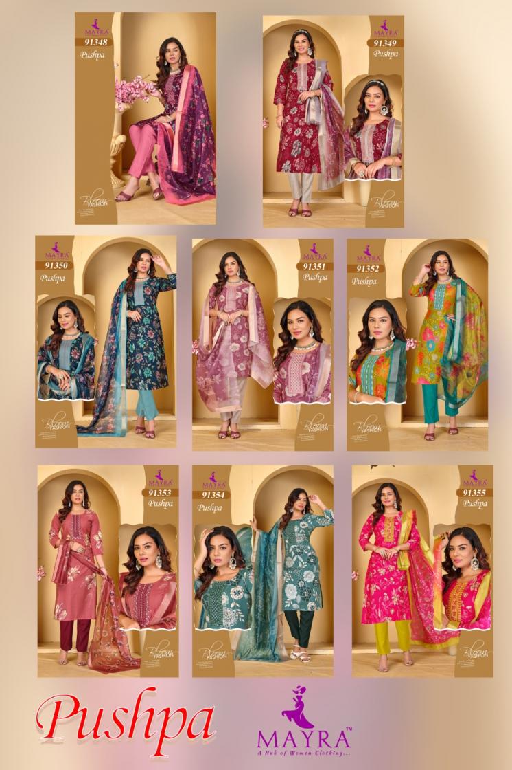 MAYRA FASHION PUSHPA VERTICAN CASUAL FULL STITCHED KURTA SET