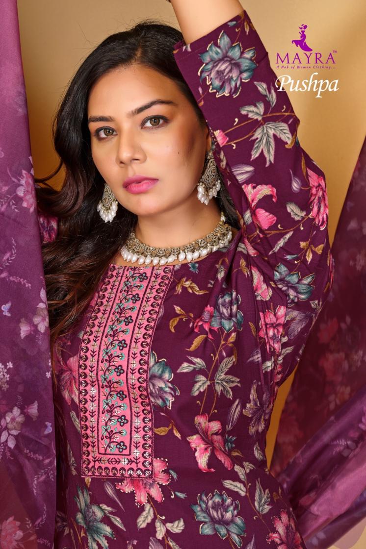MAYRA FASHION PUSHPA VERTICAN CASUAL FULL STITCHED KURTA SET