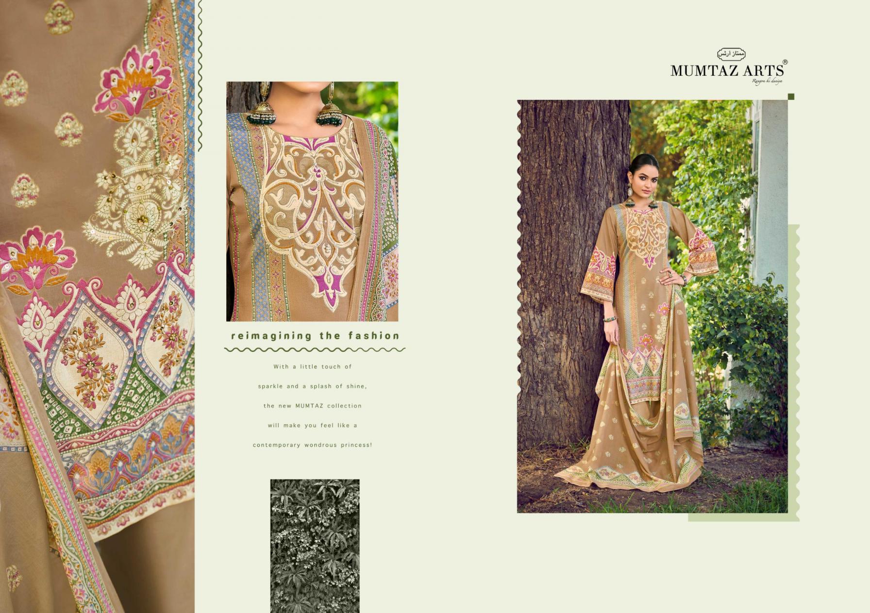 HASEEN BY MUMTAZ ARTS LAWN COTTON MODERN PAKISTANI DRESS MATERIAL