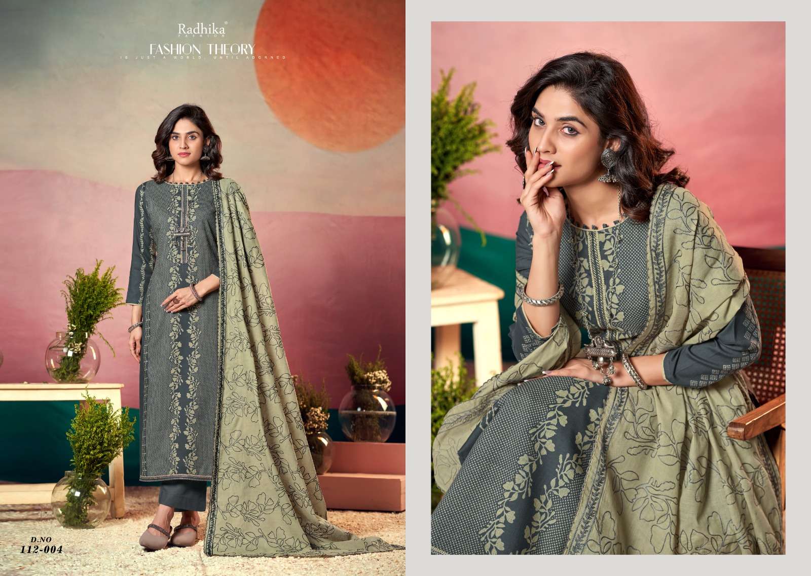 AZARA RADHIKA FAHION BLACK BERRY VOL 17 FANCY PRINT WITH EMBROIDERY WORK SUITS