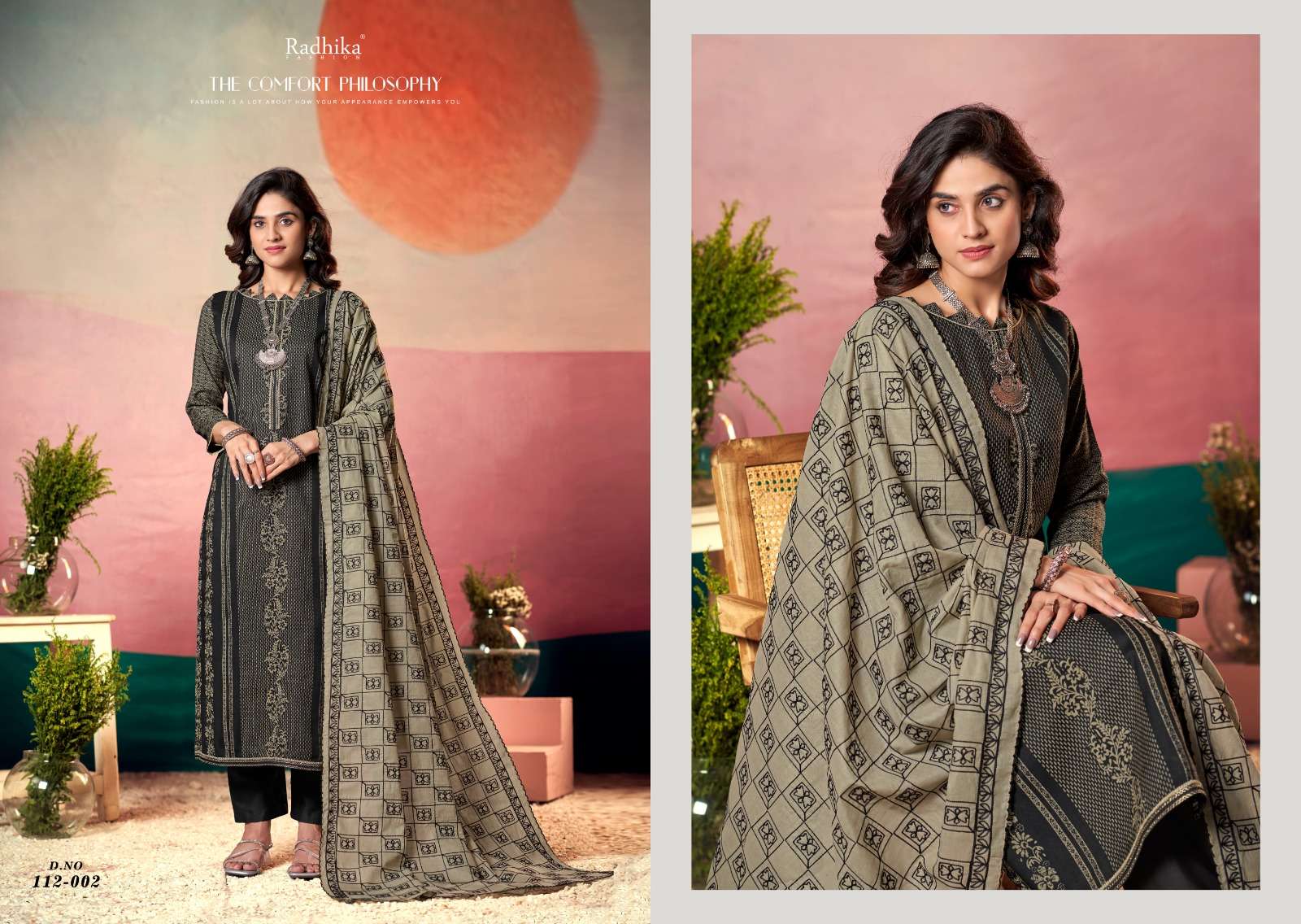 AZARA RADHIKA FAHION BLACK BERRY VOL 17 FANCY PRINT WITH EMBROIDERY WORK SUITS
