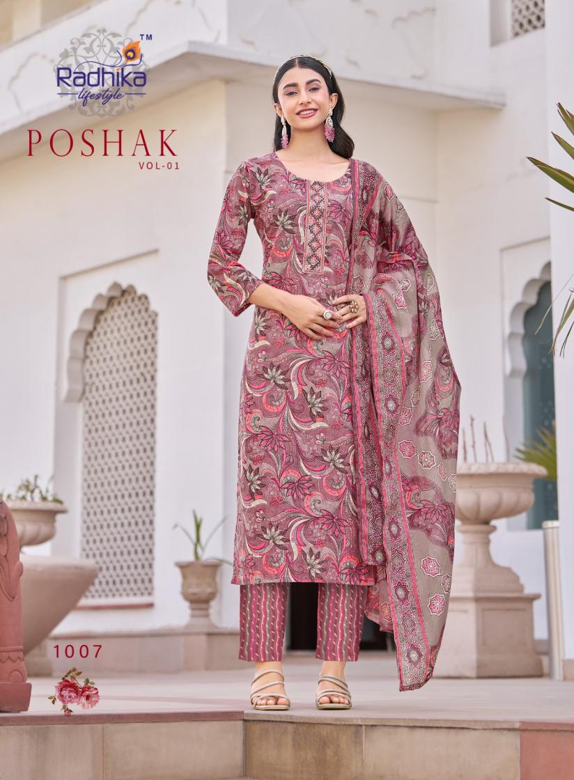 POSHAK VOL 1 BY RADHIKA LIFESTYLE AESTHETIC KURTI SETS PLUS SIZE AND READYMADE KURTI