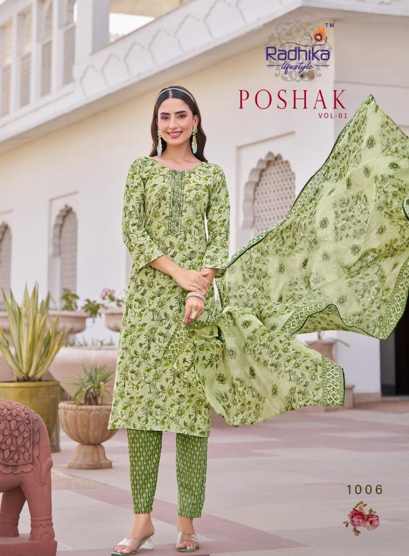 POSHAK VOL 1 BY RADHIKA LIFESTYLE AESTHETIC KURTI SETS PLUS SIZE AND READYMADE KURTI