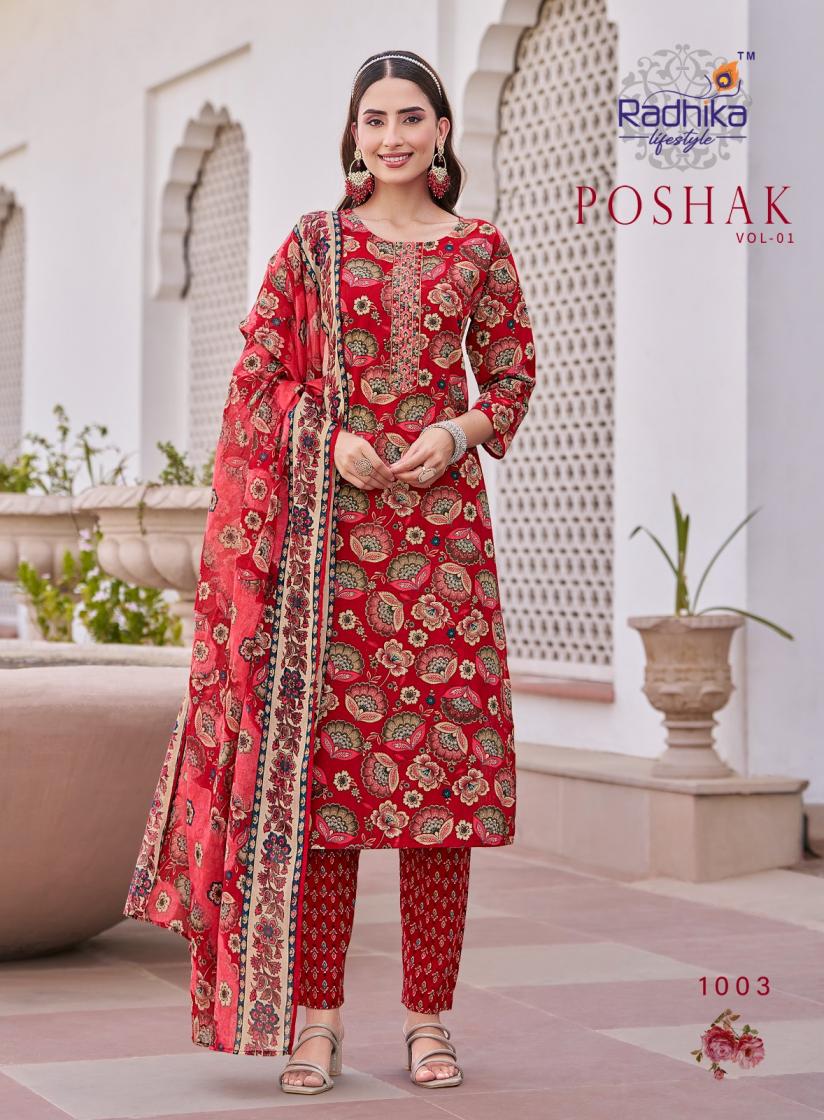 POSHAK VOL 1 BY RADHIKA LIFESTYLE AESTHETIC KURTI SETS PLUS SIZE AND READYMADE KURTI