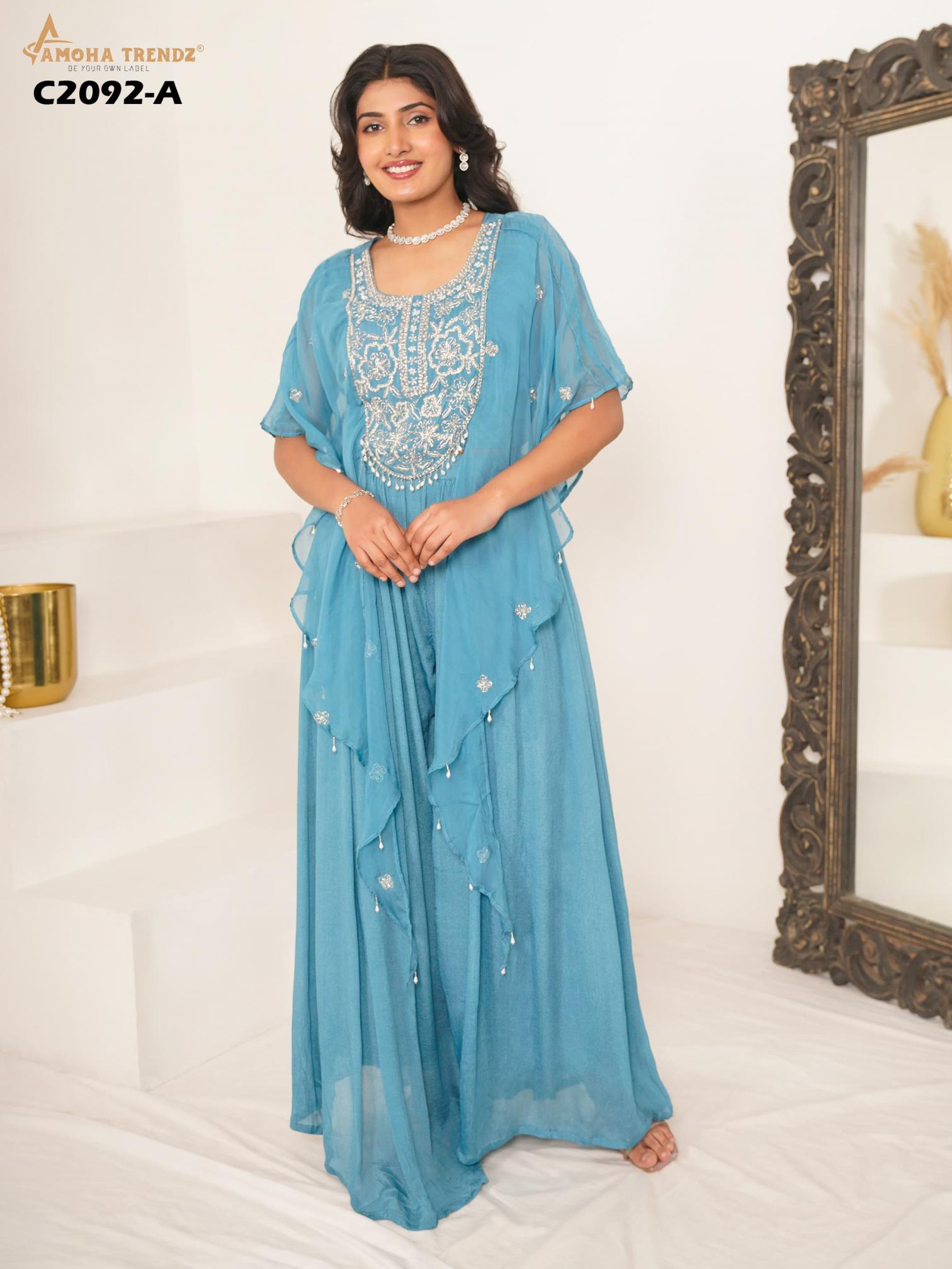 C2092 BY AMOHA TRENDS STYLISH PARTY WEAR 2PCS SUIT