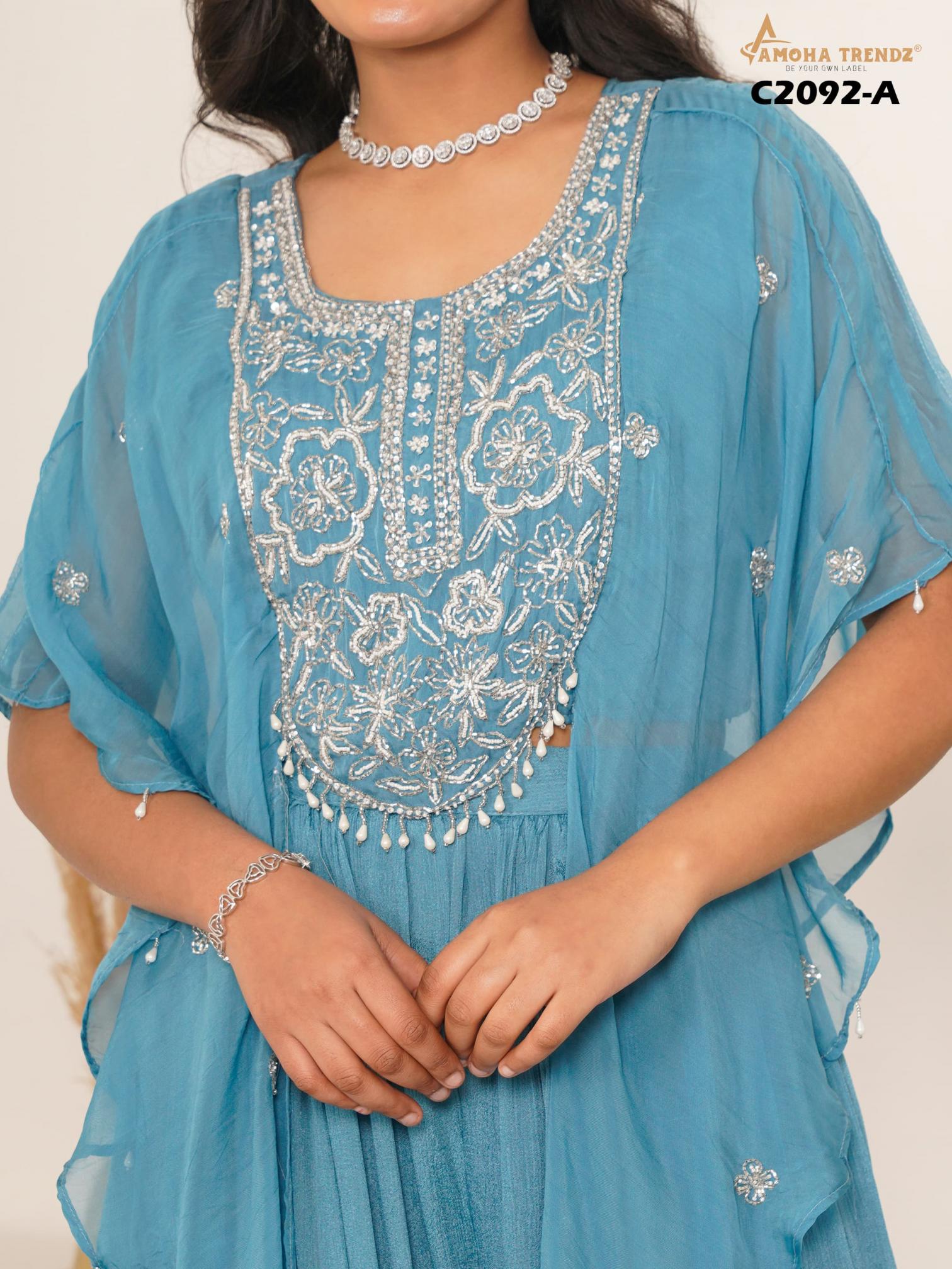 C2092 BY AMOHA TRENDS STYLISH PARTY WEAR 2PCS SUIT