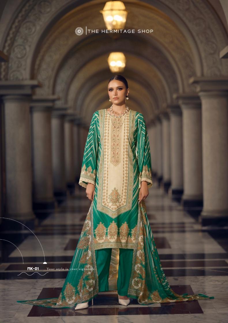 THE HERMITAGE MARRAKESH DALIY WEAR PAKISTANI PRINT LADIES SUIT